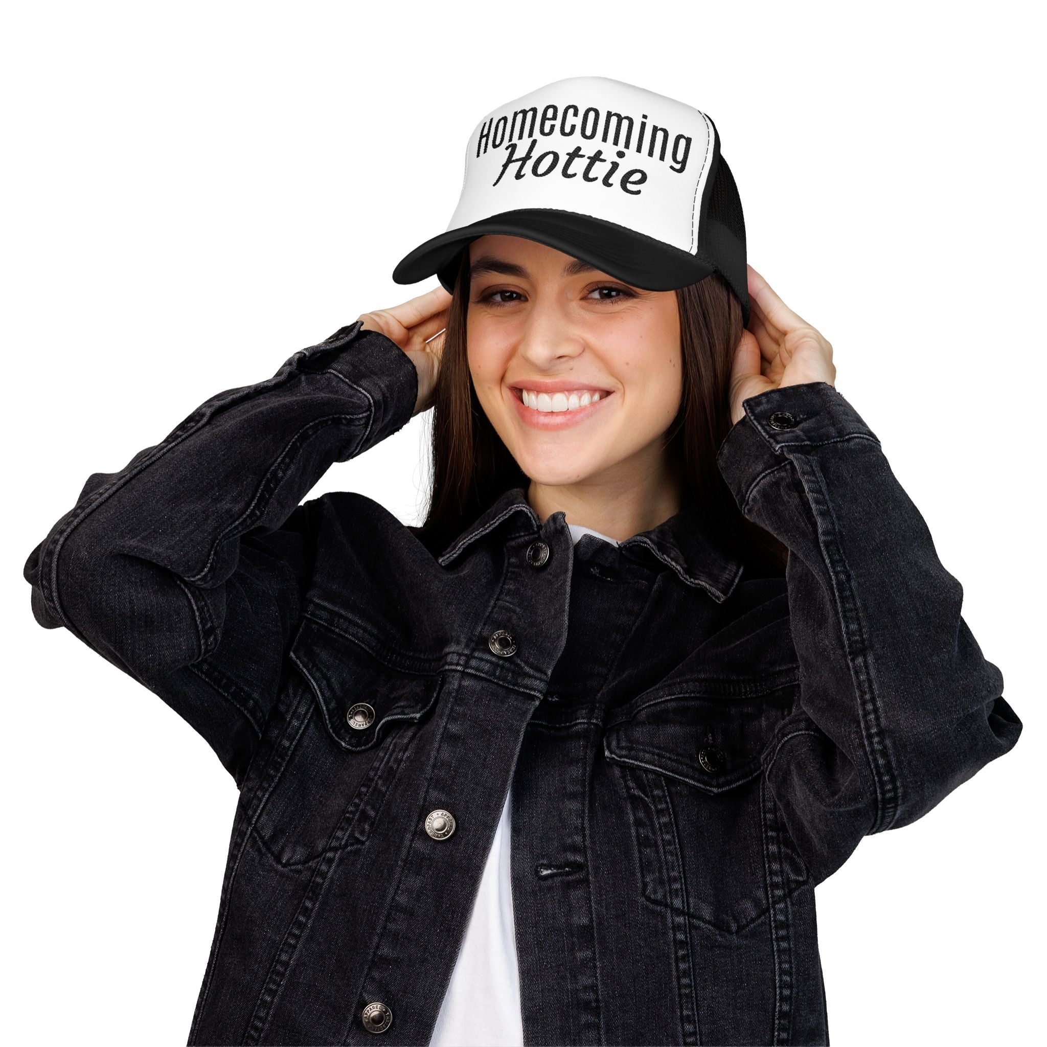 Foam Trucker Hat — 'Homecoming Hottie' Mesh Cap