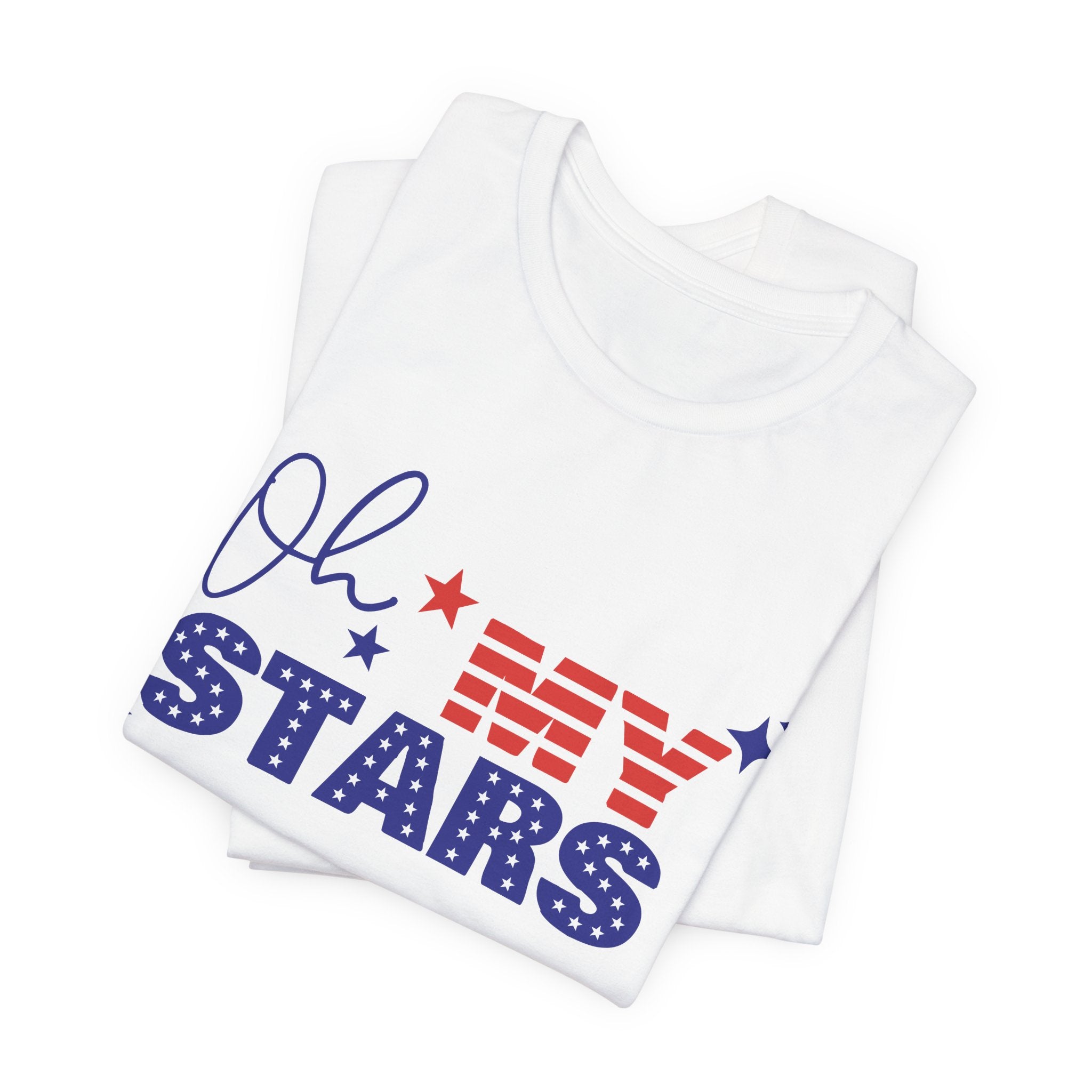 Oh My Stars Tee — Patriotic 4th of July Graphic T-Shirt