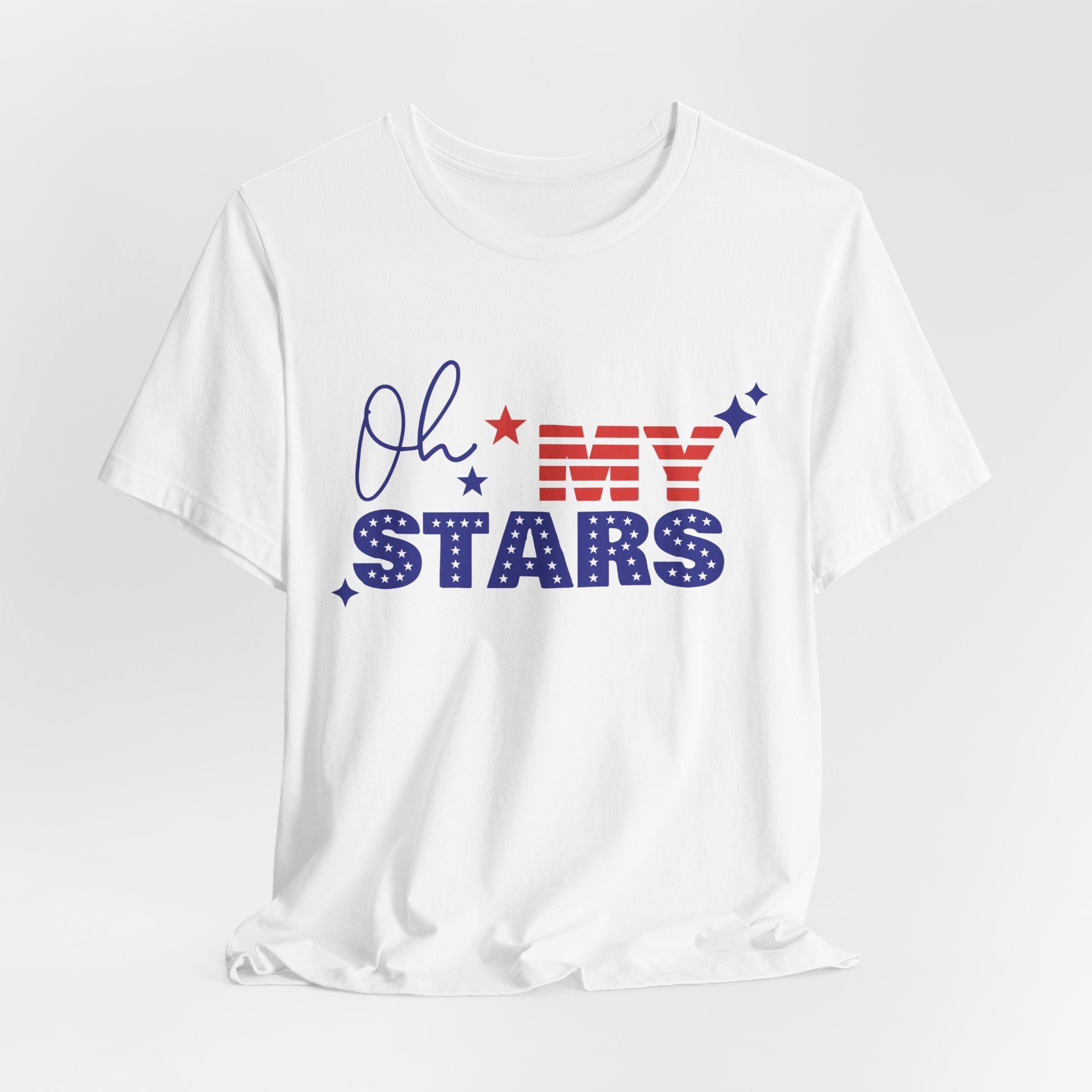 Oh My Stars Tee — Patriotic 4th of July Graphic T-Shirt