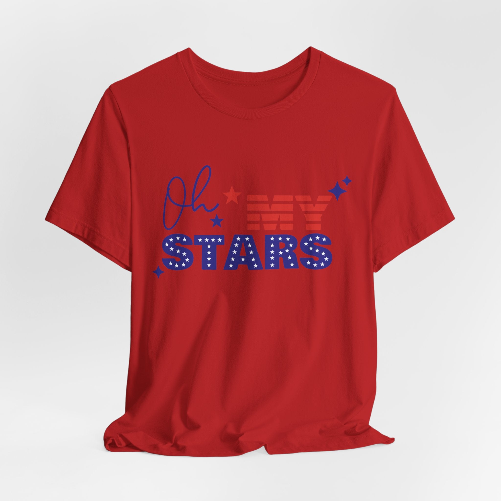 Oh My Stars Tee — Patriotic 4th of July Graphic T-Shirt