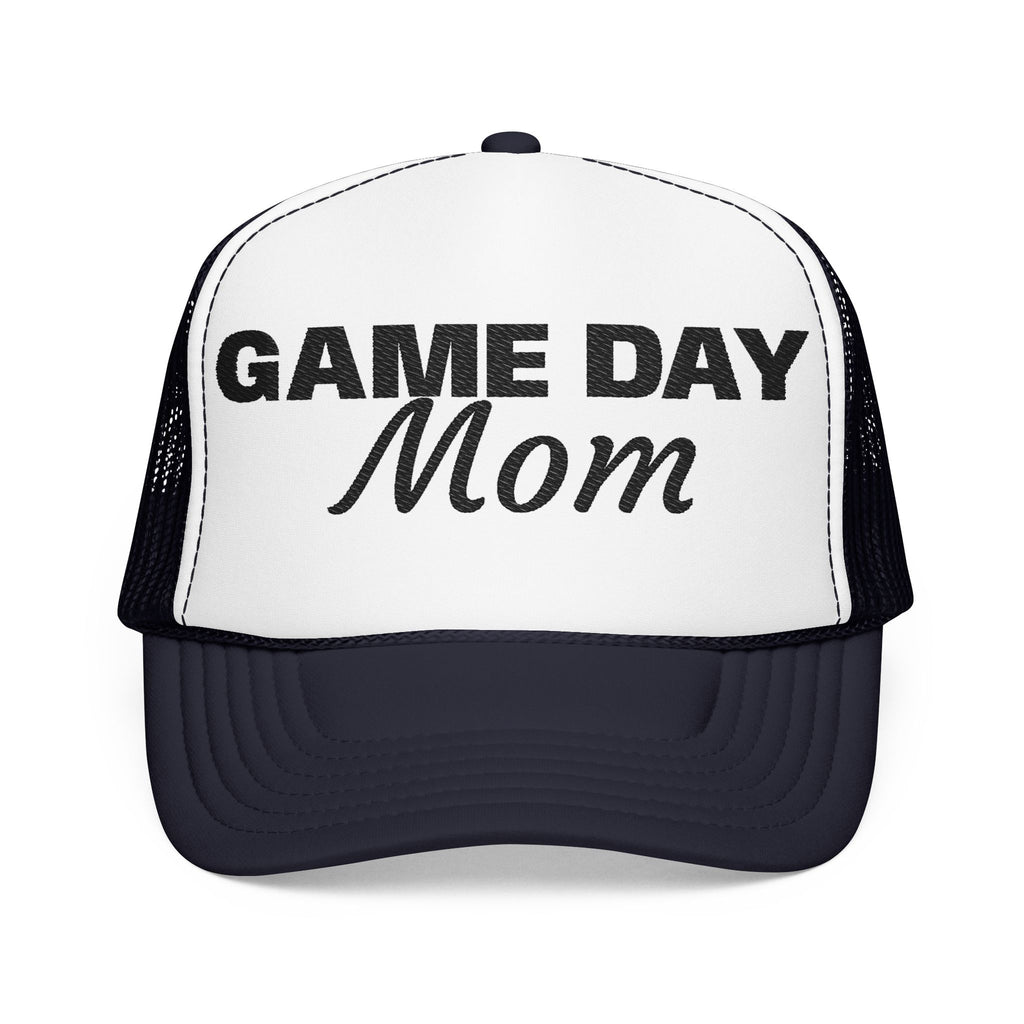 Game Day Mom Trucker Hat — Mesh Foam Baseball Cap for Sports Moms