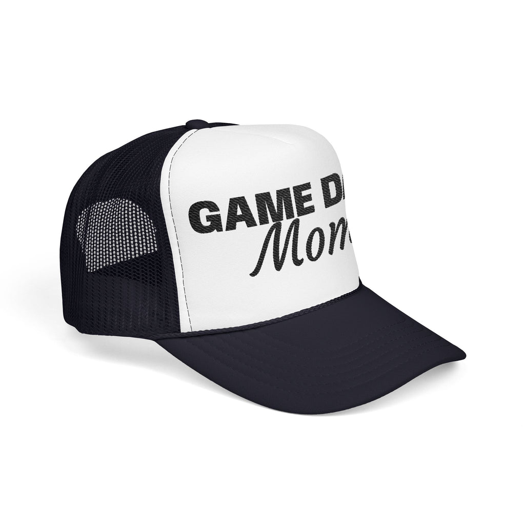 Game Day Mom Trucker Hat — Mesh Foam Baseball Cap for Sports Moms