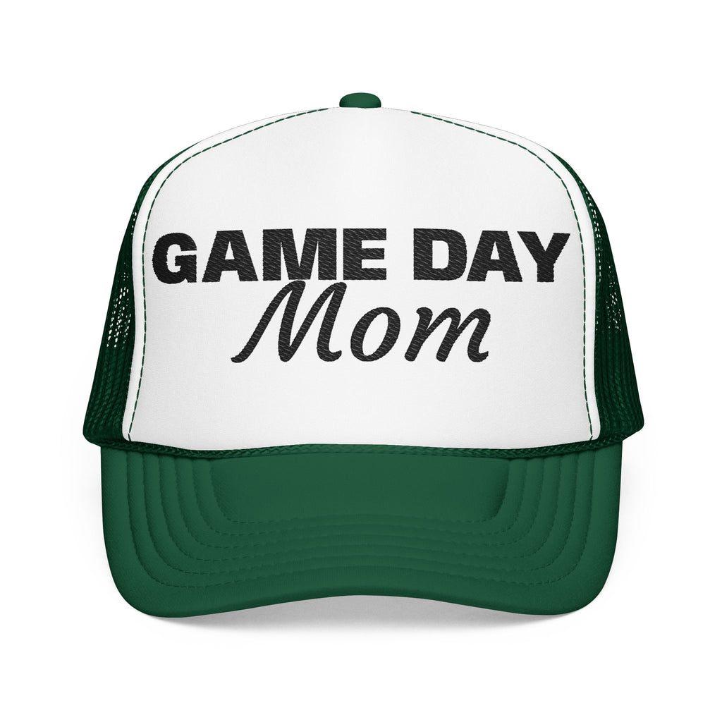 Game Day Mom Trucker Hat — Mesh Foam Baseball Cap for Sports Moms