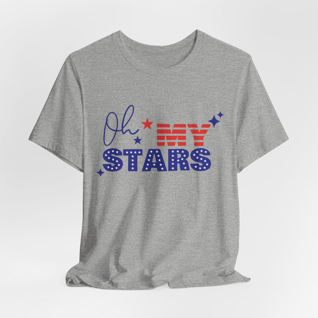 Oh My Stars Tee — Patriotic 4th of July Graphic T-Shirt