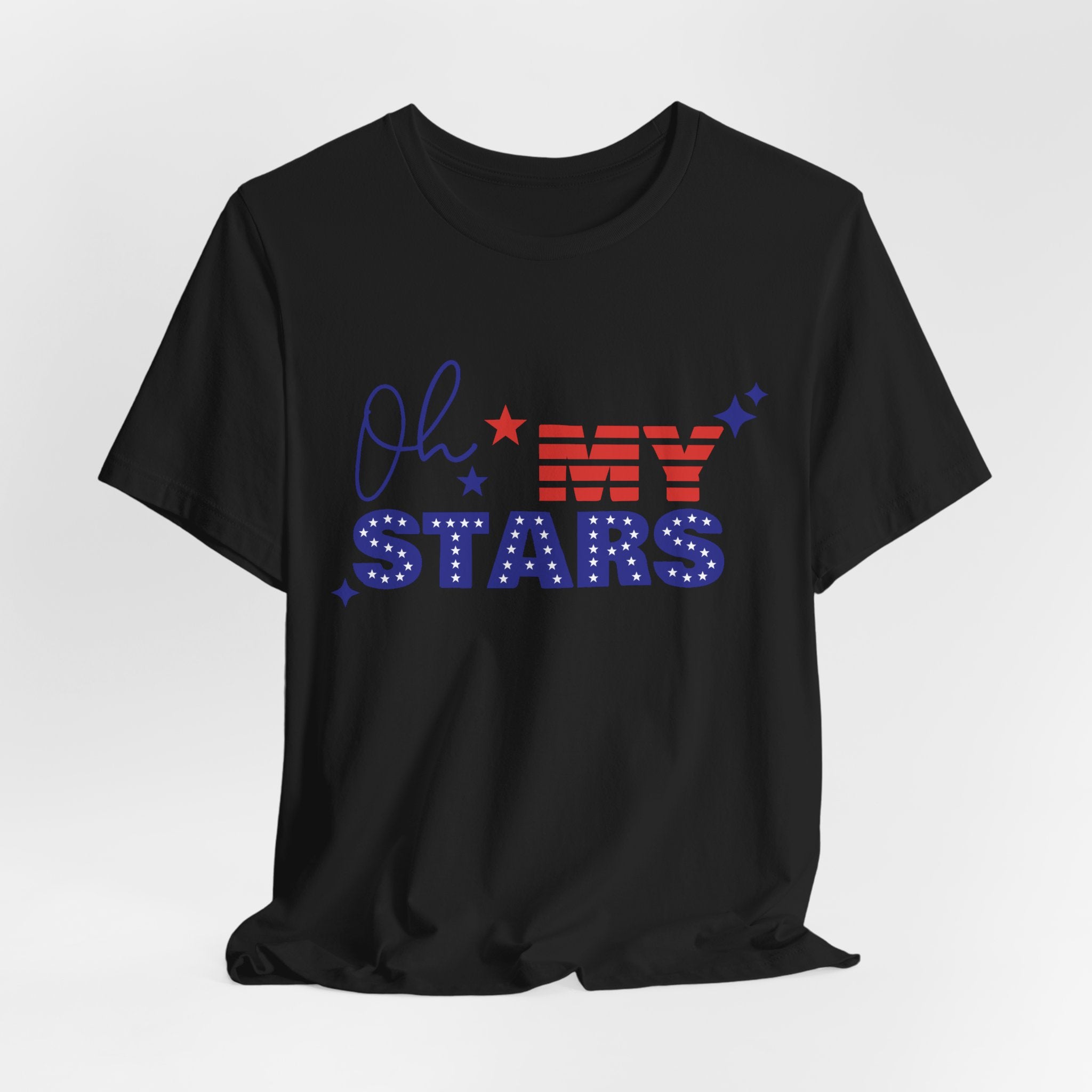 Oh My Stars Tee — Patriotic 4th of July Graphic T-Shirt