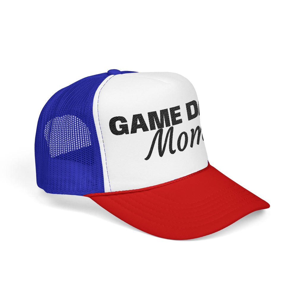 Game Day Mom Trucker Hat — Mesh Foam Baseball Cap for Sports Moms