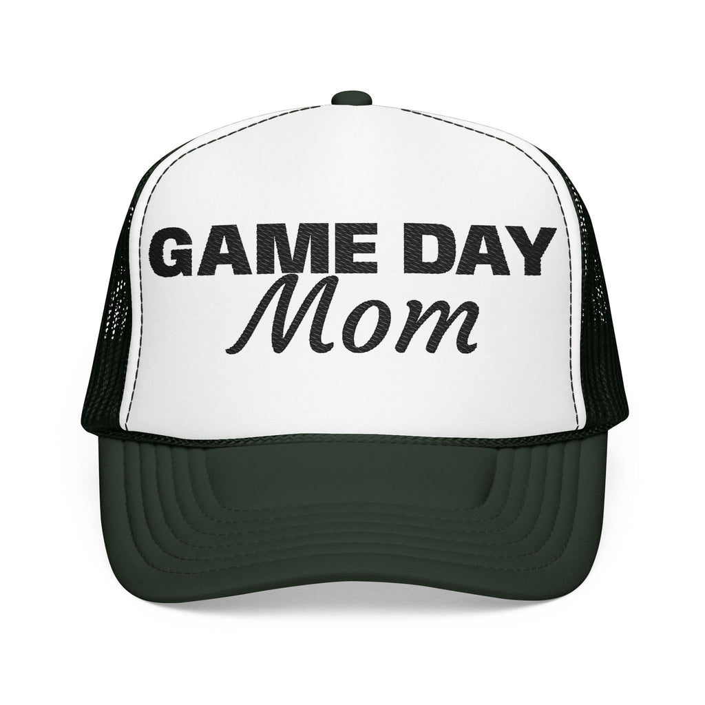 Game Day Mom Trucker Hat — Mesh Foam Baseball Cap for Sports Moms