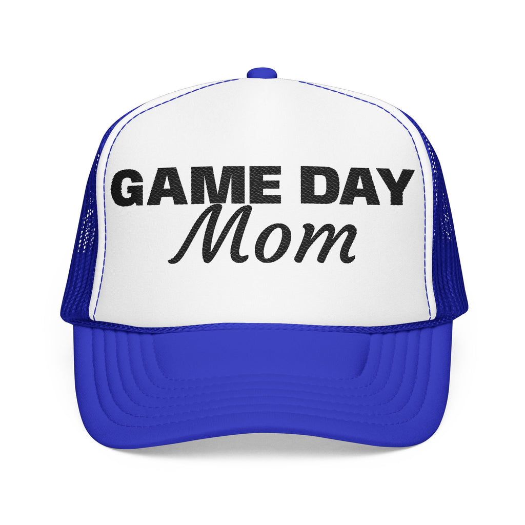 Game Day Mom Trucker Hat — Mesh Foam Baseball Cap for Sports Moms